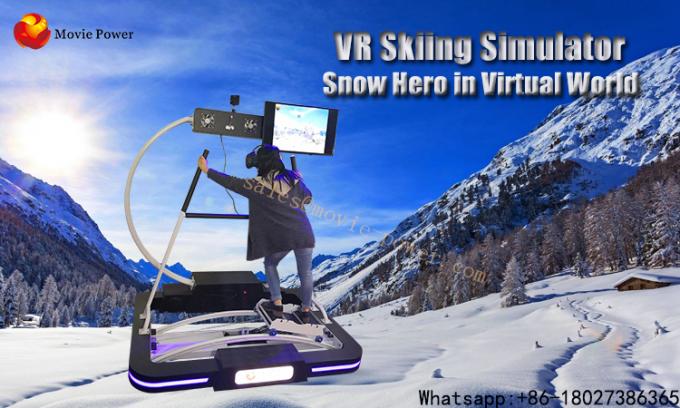 Risquez les dispositifs de simulateur de ski de 9D Vr/jeu de réalité virtuelle 0