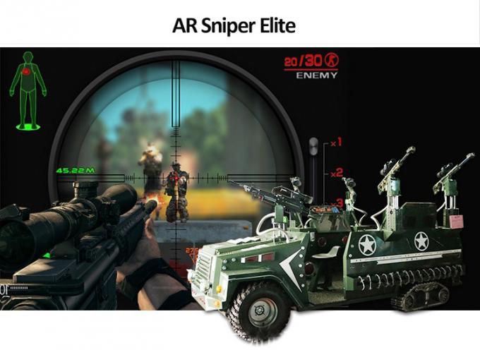 La machine AR de jeu électronique de tir de cible de 5 joueurs font signe le simulateur pour le centre commercial 0