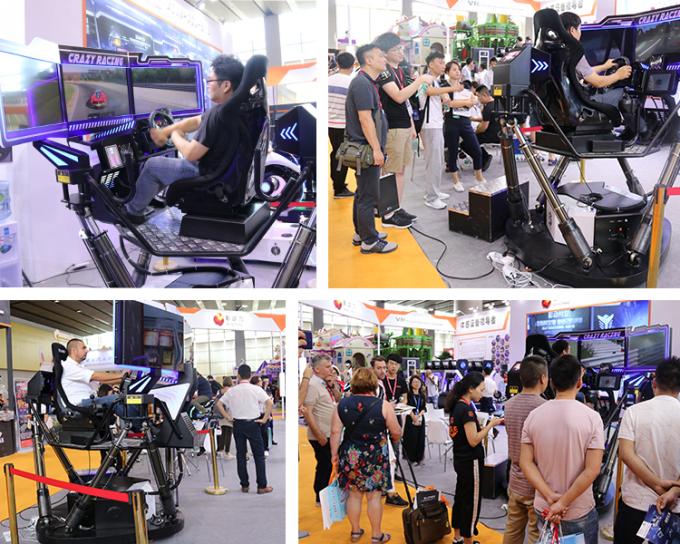 Montagnes russes excitantes de simulateur de la chaise VR de mouvement de machine de jeu de réalité virtuelle d'expérience de jeu pour le parc d'attractions 15