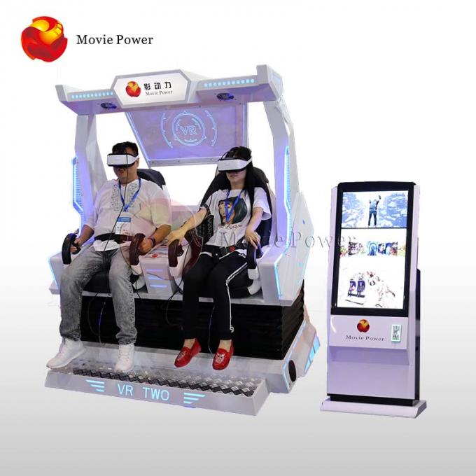 Le simulateur matériel en acier 2 de réalité virtuelle pose la machine du cinéma 9d Vr 0