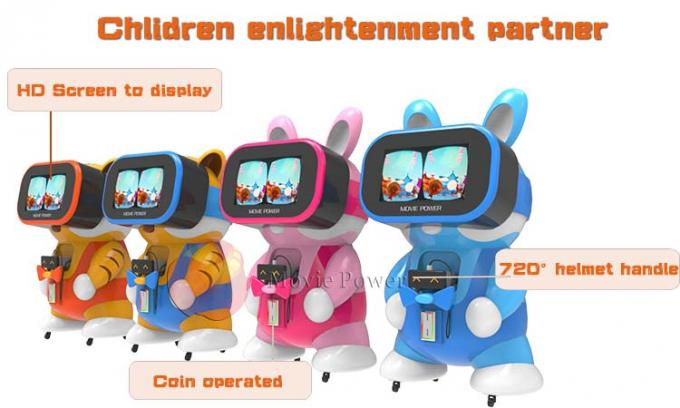 Développez le robot interactif d'enfants de machine de cinéma de l'intelligence 9D VR de l'enfant avec des verres de VR 1