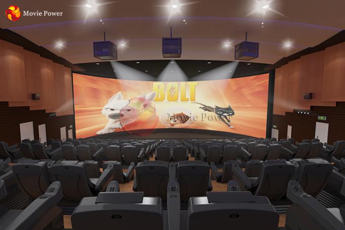 Puissance de film captivant la salle de cinéma multijoueuse des sièges 4D 0