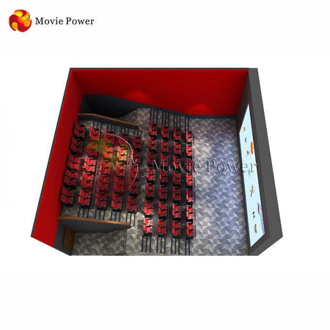 Salle de cinéma électrique de l'amusement 5D de chaise en cuir d'Immersive de puissance 0