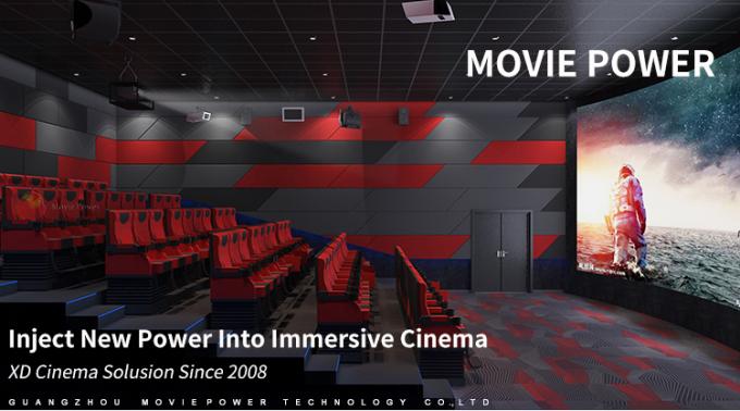 Équipement de cinéma de film de cinéma du parc 4D d'océan de sièges du projet 280 de cinéma de puissance de film 0