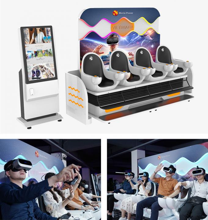 La plupart de vrai simulateur 9D VR de cinéma de chaise d'oeufs de l'expérience 9D VR de réalité virtuelle 0