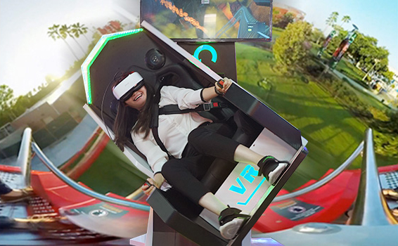 Joueur 360 Flight Simulator d'enfant de machine de jeu du divertissement 9d VR 1