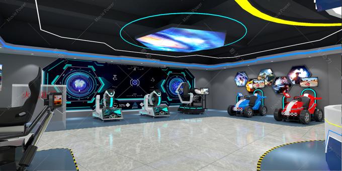 Machine interactive d'intérieur de simulateur de montagnes russes du bénéfice élevé VR 1