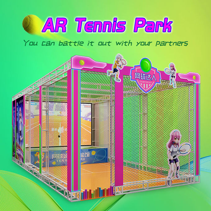 Jeu interactif de sport de Vr d'équipement de tennis de réalité virtuelle de la santé physique 9d 0