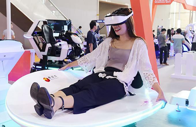 Équipement de jeu de réalité virtuelle de la machine 9d des montagnes russes VR de divertissement 0