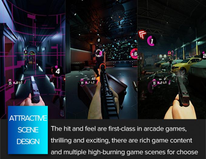 Tir de marche interactif d'arme à feu d'Arcade Virtual Reality Game Machine 9D Vr 1