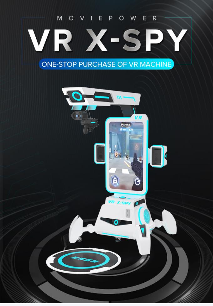 Plate-forme d'Arcade Simulator Virtual Reality Standing de jeux de tir de la puissance VR de film 0