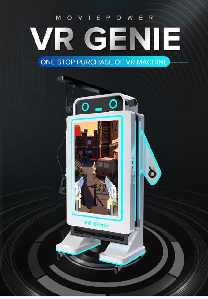 Gagnez l'équipement d'argent avec la machine de marche de jeu de réalité virtuelle de jeu de tir d'arme à feu de 9D Vr 0