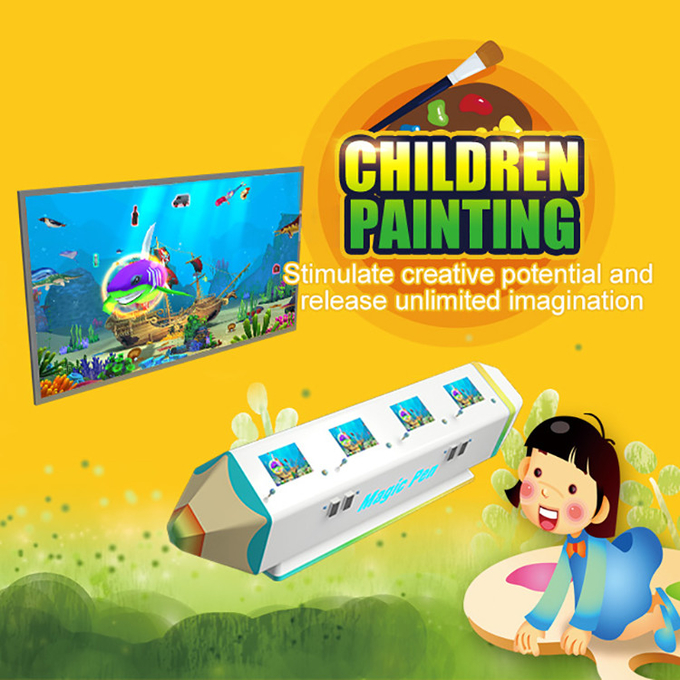 AR MR Projecteur interactif Jeu murale Enfants Éducation Jeu vidéo 3d Enfants Peinture machine 0