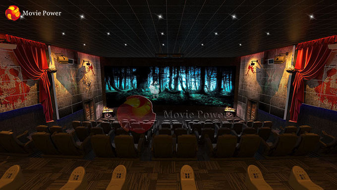 parc d'attractions public de projet de terrain de jeu de cinéma interactif de scène de l'horreur 5D 0