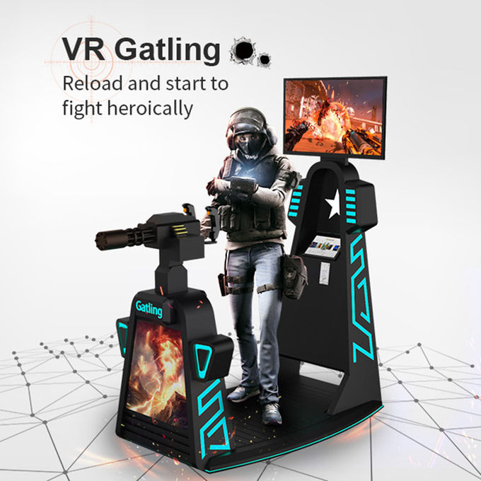 Vol commercial de tir de cinéma de l'arcade 360 de la réalité virtuelle HD du simulateur 9d de VR 0