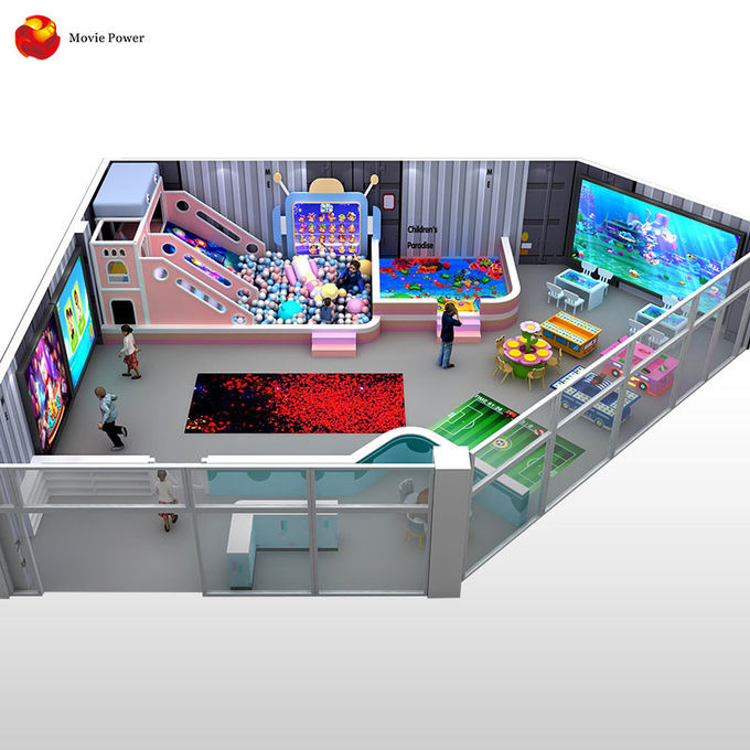 Système de projection interactif magique de plancher des jeux 3d d'enfants 0