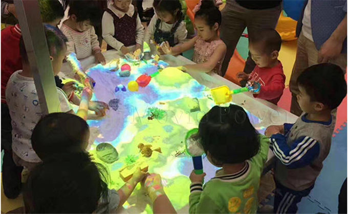 Boîte interactive de sable de projection de l'AR de jeux d'enfants d'intérieur de système interactif 1