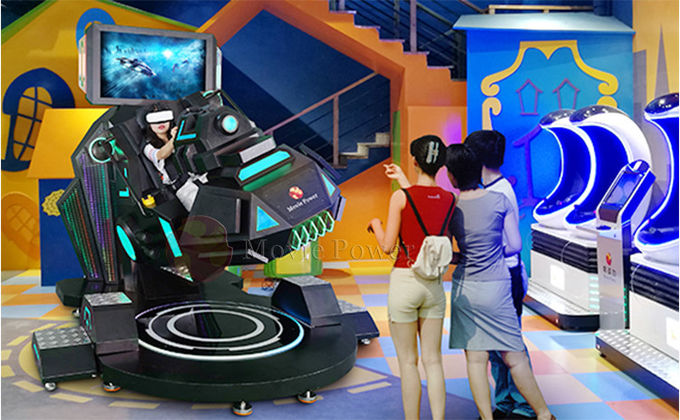 Amusement d'intérieur 9d Vr machine de réalité virtuelle de jeu de simulateur de 360 degrés 0