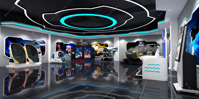 parc à thème de 10-1000m2 9D VR avec l'expérience Hall Zone d'Arcade Game Machine Virtual Reality 0