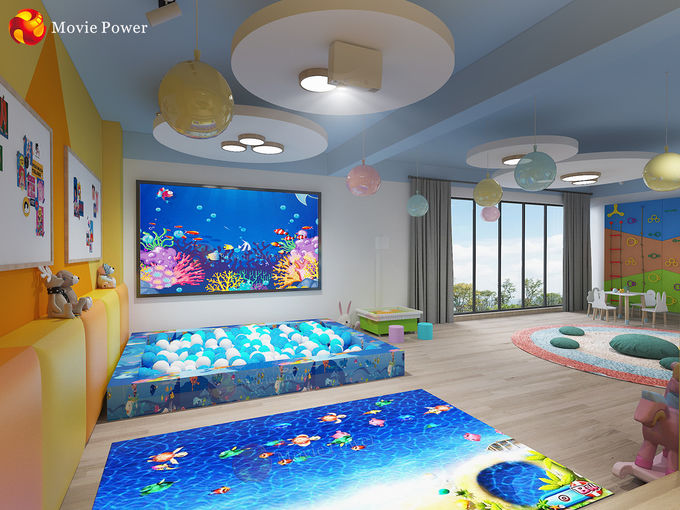 Projecteur interactif d'hologramme d'au sol des jeux 3d de divertissement d'enfants 1