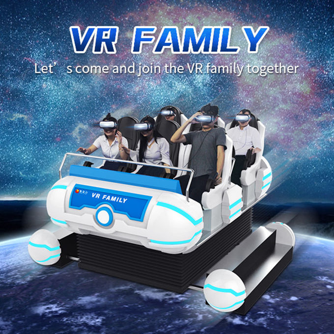 Simulateur de machine de cinéma de réalité virtuelle de la famille 9d de sièges de l'équipement 6 d'idées de petite entreprise 0
