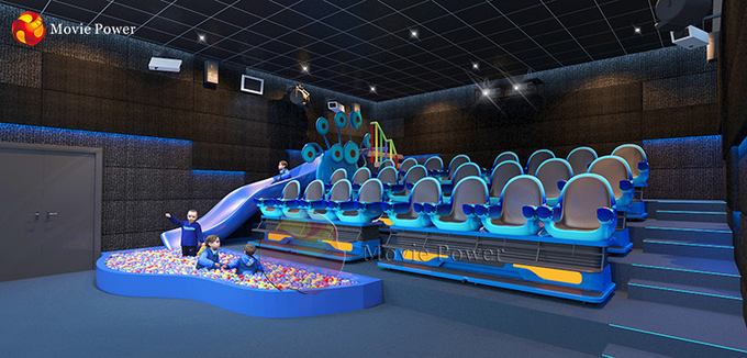 Théâtre de film du thème 5D d'équipement de la chaise VR de mouvement de système de cinéma de simulateur du divertissement 5D 0