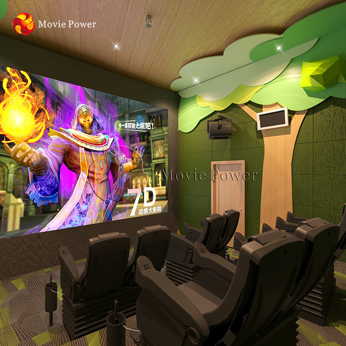 Salle de cinéma du thème 5D d'équipement de la chaise VR de mouvement de système de cinéma du simulateur 5D du divertissement 9D VR 0