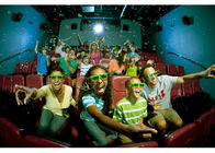 Théâtre de luxe du message publicitaire 4D, cinéma de film de 4D Immersive avec 7,1 le théâtre électrique spécial sain de la plate-forme 4D de l'effet 3dof