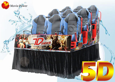 Équipement dynamique 5d de salle de cinéma conduisant le simulateur avec 3dof 6dof Seater dynamique