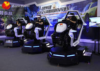 3 le simulateur de courses d'automobiles de la plate-forme VR de DOF 9D soutient la concurrence de Multiplayers