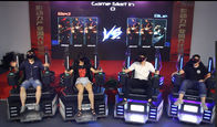 Machine à jetons de jeu du cinéma VR de 9D VR pour Game Center 2-8 joueurs