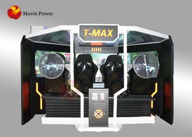 couleur visuelle de noir de machine de jeu de simulateur de tir de laser d'arme à feu d'arcade de 5D Tmax
