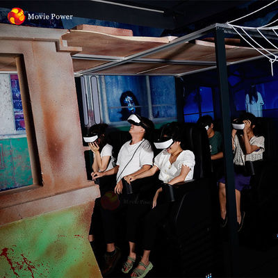 Équipement interactif de jeu de parc d'attractions de jeux de Vr de cinéma de la réalité virtuelle 9D