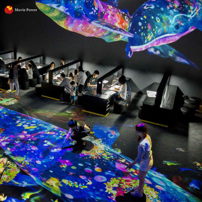 Jeux de dessin interactifs de jeu de divertissement d'enfants d'amusement à jetons de la machine 3D