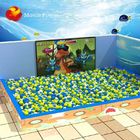 Équipement interactif de jeu de boule de Zorbing de parc à thème de projecteur de l'AR de divertissement d'enfants