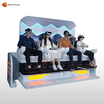 Cinéma interactif 2 de Vr de parc à thème 3 4 simulateur dynamique de plate-forme des sièges 9d