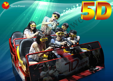 3DOF système de salle de cinéma des sièges 5D de la plate-forme 100 pour le parc d'attractions