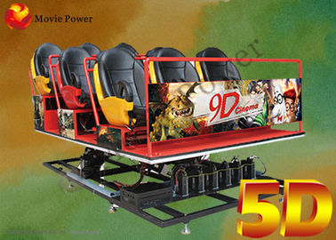 Machine drôle 2.25KW 220V de jeu du simulateur 5D du parc d'attractions 3d 4d 5d