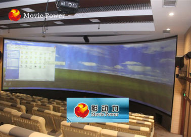 Grand 360 simulateur de la salle de cinéma 4D de l'écran 4D de degré pour 100-200 personnes
