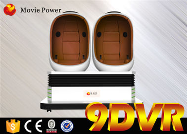 Cabine électrique du cinéma 1 de réalité virtuelle des oeufs 9d de parc d'attractions/2 cabines/3 cabines