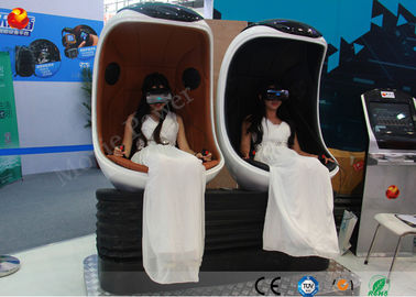 2 jeu de Rider Virtual Reality Roller Coaster de mouvement du simulateur 9d de cinéma d'oeufs des sièges VR