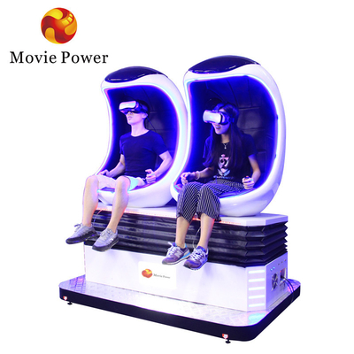 Parc d'attractions Vr 9D Simulateur de mouvement Jeu interactif 9D Réalité virtuelle Egg Cinema