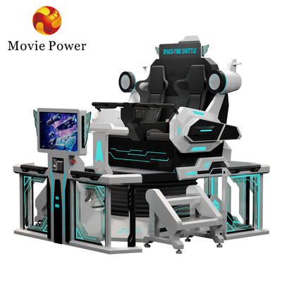 Sécurité 9d VR Cinéma 2 sièges Vr Coaster simulateur de chaise 360 Motion Ride