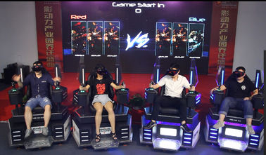 Machine à jetons de jeu du cinéma VR de 9D VR pour Game Center 2-8 joueurs