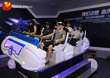 Simulateur multi de monde virtuel de simulateur des sièges 9D avec couleur bleue/blanche de casque