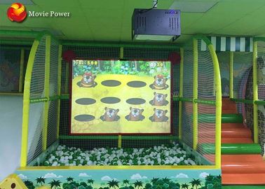 Jeux vidéo interactifs magiques de système de projection de mur d'enfants du plancher 3d