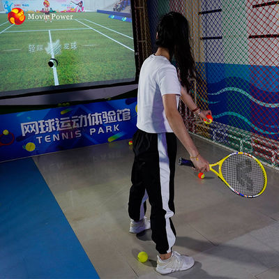 1 machine interactive de réalité virtuelle de jeu de tennis d'enfants de parc à thème du joueur VR
