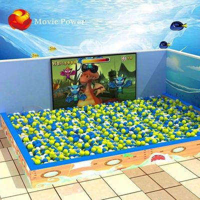 Équipement interactif de jeu de boule de Zorbing de parc à thème de projecteur de l'AR de divertissement d'enfants