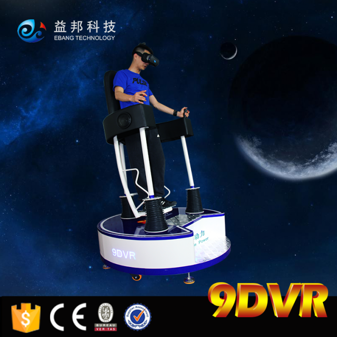 1 réalité virtuelle interactive de simulateur de cinéma de Seat 9D VR tenant le jeu de vol 0