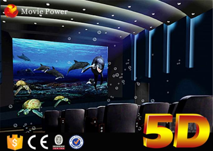 Chaises électriques du mouvement 3 DOF de salle de cinéma du système 4D de jeu de film de Digital avec des supports de tasse 0